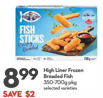 Longo's High liner frozen breaded fish offer