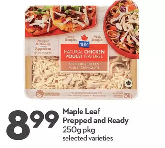 Longo's Maple leaf prepped and ready offer
