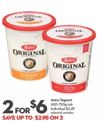 Longo's Astro yogourt offer