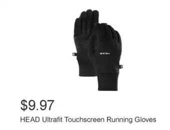 Costco Head ultrafit touchscreen running gloves offer