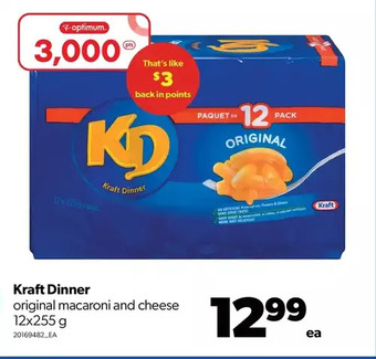 Real Canadian Superstore Kraft dinner original macaroni and cheese offer