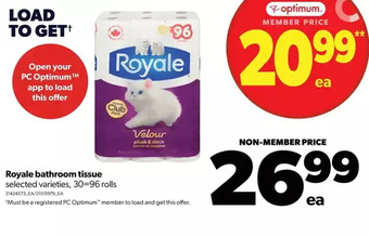 Real Canadian Superstore Royale bathroom tissue offer