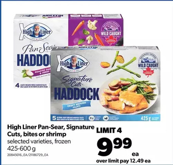 Real Canadian Superstore High liner pan-sear, signature cuts, bites or shrimp offer