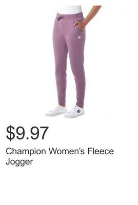 Costco Champion women's fleece jogger offer