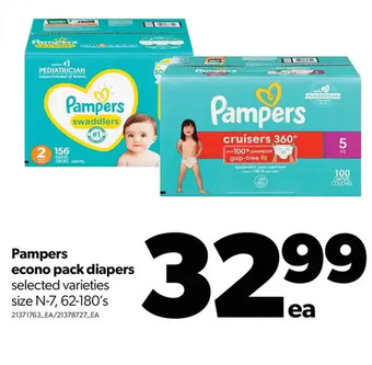 Real Canadian Superstore Pampers econo pack diapers offer