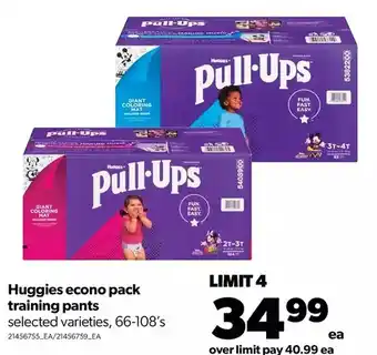 Real Canadian Superstore Huggies econo pack training pants offer