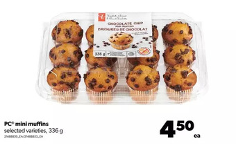 Real Canadian Superstore Pc mini muffins offer