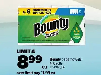 Real Canadian Superstore Bounty paper towels offer