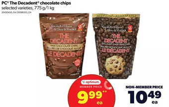 Real Canadian Superstore Pc the decadent chocolate chips offer