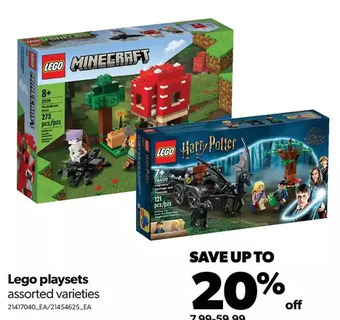 Real Canadian Superstore Lego playsets offer