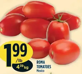 Marché Adonis Roma tomatoes offer