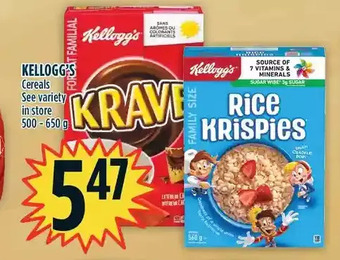 Marché Adonis Kellogg's cereals offer
