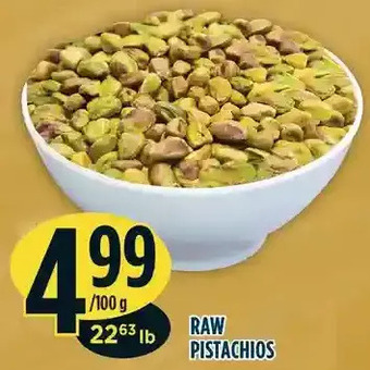 Marché Adonis Raw pistachios offer