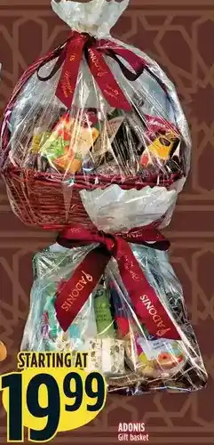 Marché Adonis Adonis gift basket offer