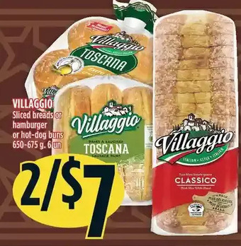 Marché Adonis Villaggio sliced breads or hamburger or hot-dog buns offer