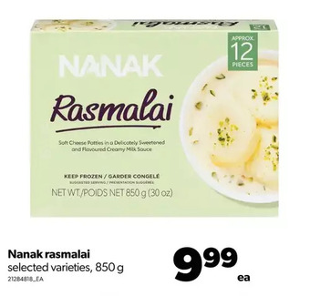 Real Canadian Superstore Nanak rasmalai offer