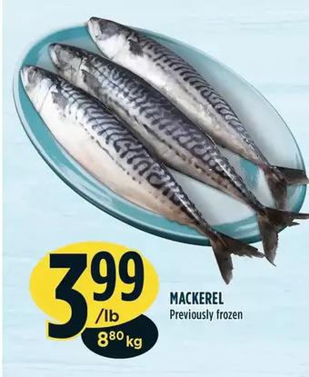 Marché Adonis Mackerel offer