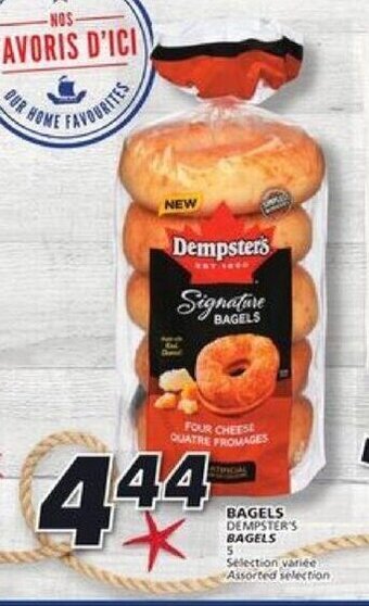 IGA Dempster's Bagels offer