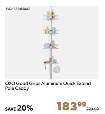 Shopper+ Oxo good grips aluminum quick extend pole caddy offer