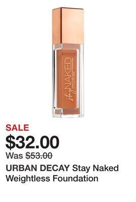 Sephora Stay naked weightless foundation offer