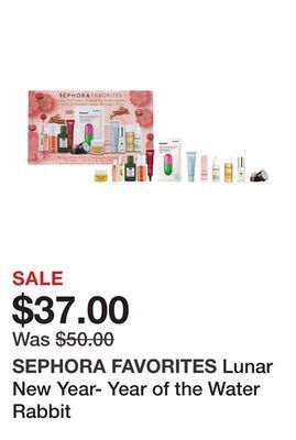 Sephora Lunar new year- year of the water rabbit offer