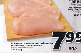IGA Poitrines de Poulet Frais Desossees offer