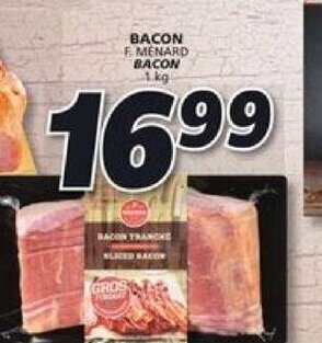 IGA F. Menard Bacon offer