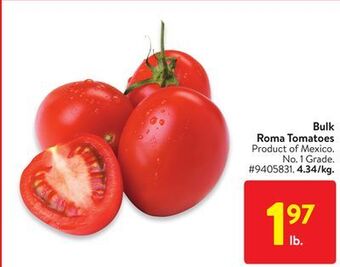 Walmart Roma tomatoes offer