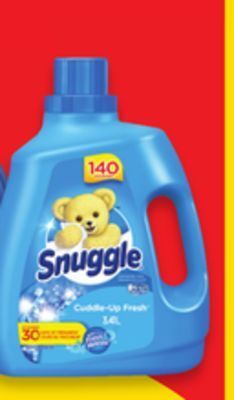 Walmart Snuggle fabric softener 3.41 l offer