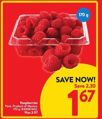 Walmart Raspberries offer
