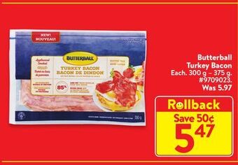 Walmart Butterball turkey bacon offer