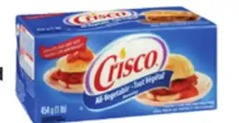 Walmart Crisco shortening lard offer