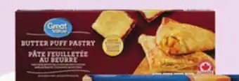 Walmart Great value puff pastry, patty shells or phyllo dough offer