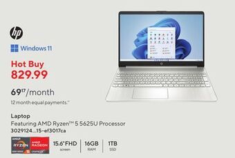 Staples Hp laptop offer