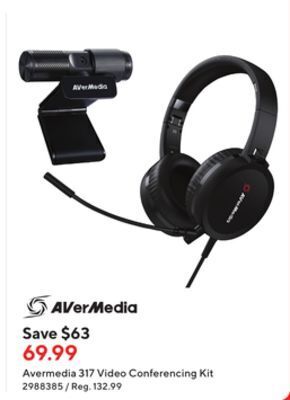 Staples Avermedia 317 video conferencing kit offer