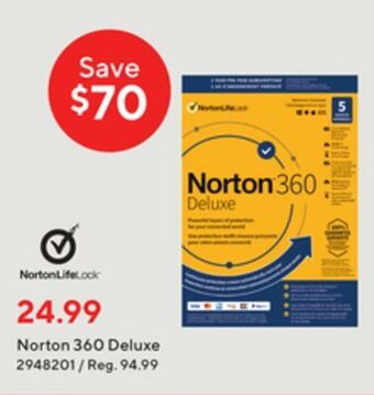 Staples Norton 360 deluxe - 5 device offer