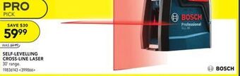 Lowe's Bosch self-levelling cross-line laser offer