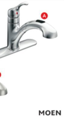 Lowe's Moen "renzo" pull-out kitchen faucet offer