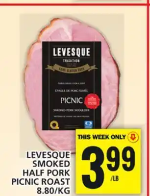 Food Basics Levesque smoked half pork picnic roast offer