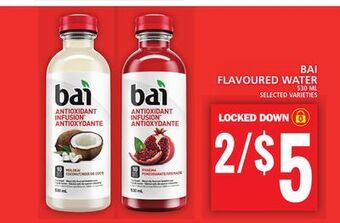 Food Basics Bai flavoured water offer