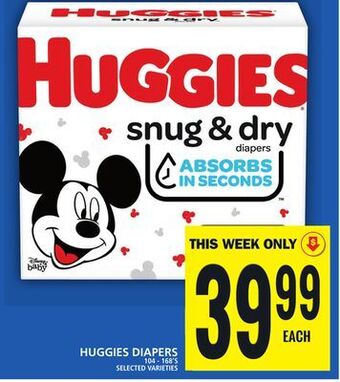 Food Basics Huggies diapers offer