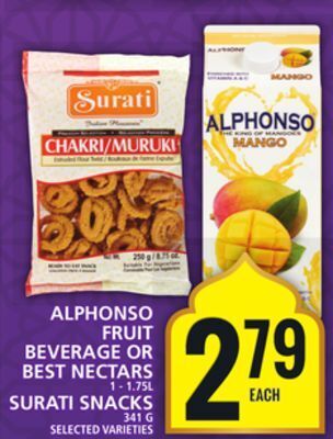 Food Basics Alphonso fruit beverage or best nectars offer