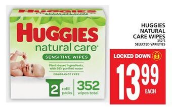 Food Basics Huggies natural care wipes offer
