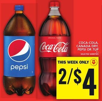 Food Basics Coca-cola, canada dry, pepsi or 7up offer