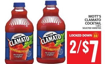 Food Basics Mott's clamato cocktail offer