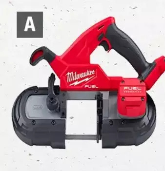 Home Depot Milwaukee m18 fuel - tool only - compact bandsaw offer