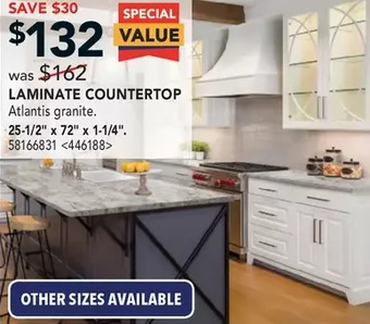 Lowe's Belanger laminates laminate countertop offer