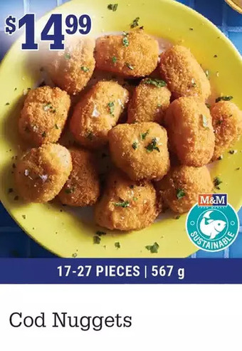M & M Food Market Cod nuggets offer