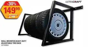 NAPA Auto Parts Ultra craft wall-mounted heavy-duty adjustable tire rack offer