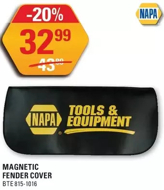 NAPA Auto Parts Napa magnetic fender cover offer